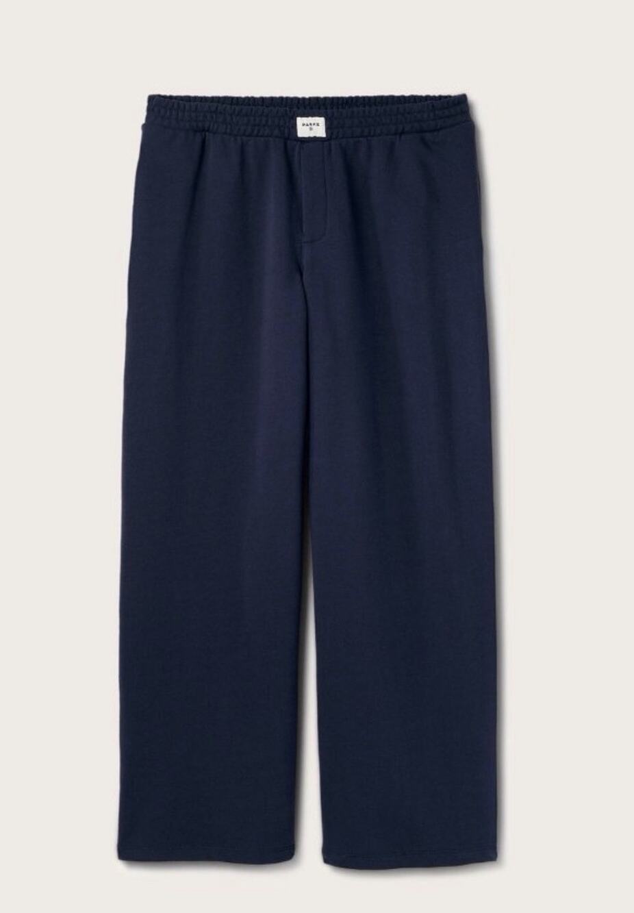 Women's High-Rise Boxer Sweatpants - Parke x Target Navy Blue Small